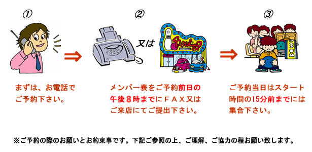 サギヌマボウル　団体予約